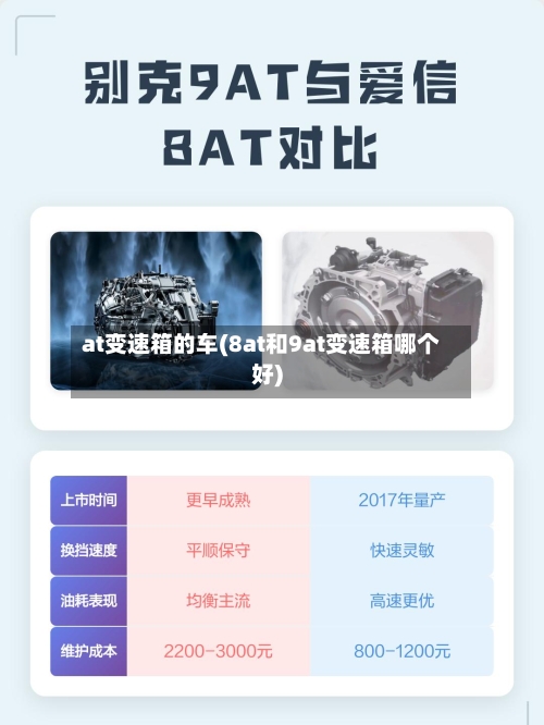 at变速箱的车(8at和9at变速箱哪个好)