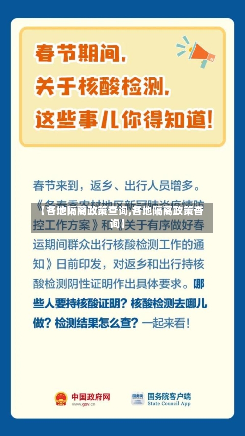 【各地隔离政策查询,各地隔离政策杳询】