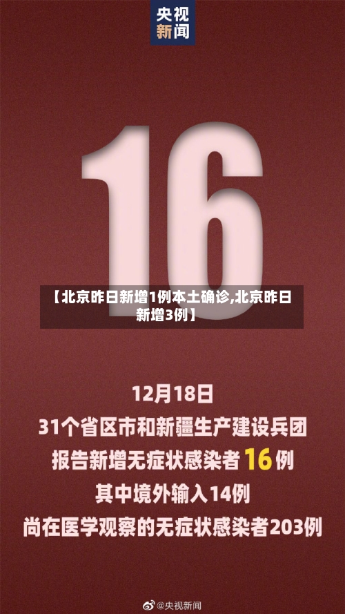 【北京昨日新增1例本土确诊,北京昨日新增3例】-第3张图片