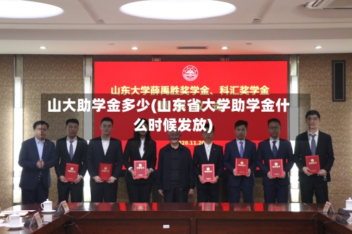 山大助学金多少(山东省大学助学金什么时候发放)-第3张图片