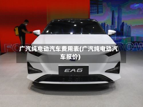 广汽纯电动汽车费用表(广汽纯电动汽车报价)