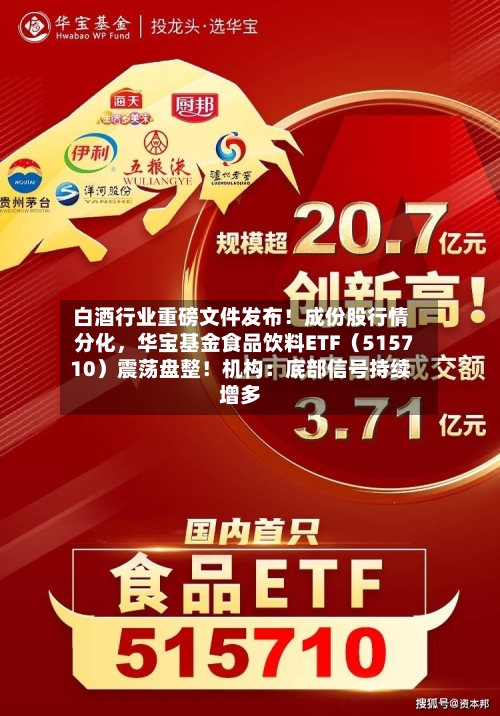 白酒行业重磅文件发布！成份股行情分化，华宝基金食品饮料ETF（515710）震荡盘整！机构：底部信号持续增多-第3张图片